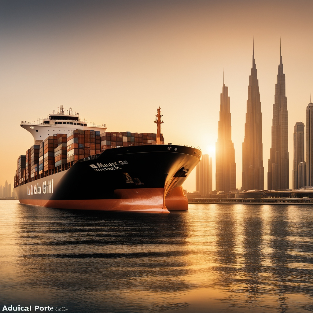 Shipping Near Dubai Port